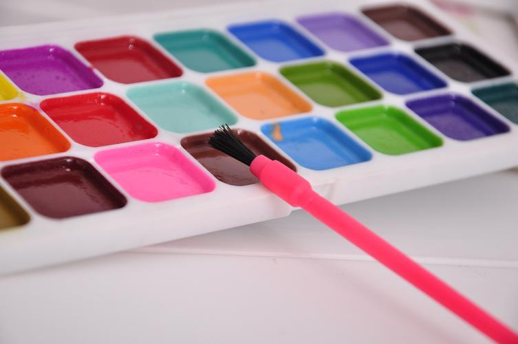 6色3mldiy儿童丙烯水彩颜料条陶瓷彩绘颜料儿童美术颜料